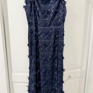 Eliza J Navy Blue Maxi Dress